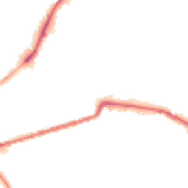 Night-time road noise heatmap for WN1 3JD