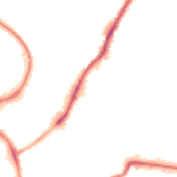 Night-time road noise heatmap for WN1 3LH