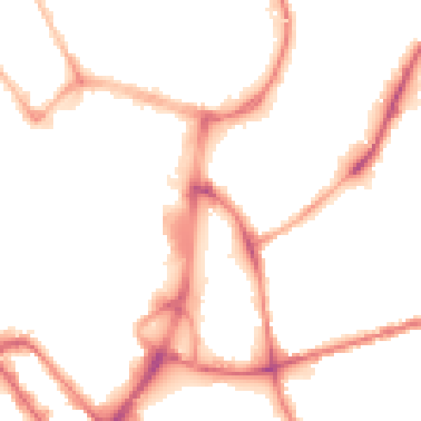 Night-time road noise heatmap for WN1 3RQ