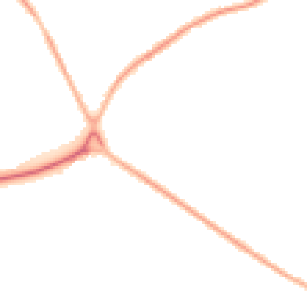 Night-time road noise heatmap for WN2 1XF