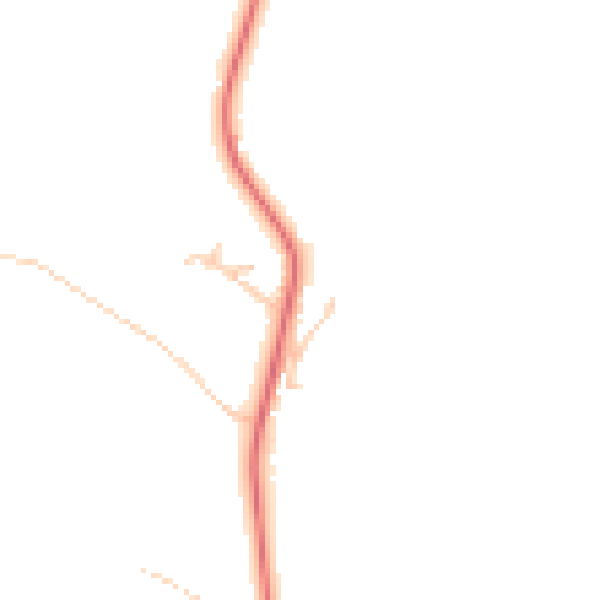 Daytime road noise heatmap for WN2 2SL