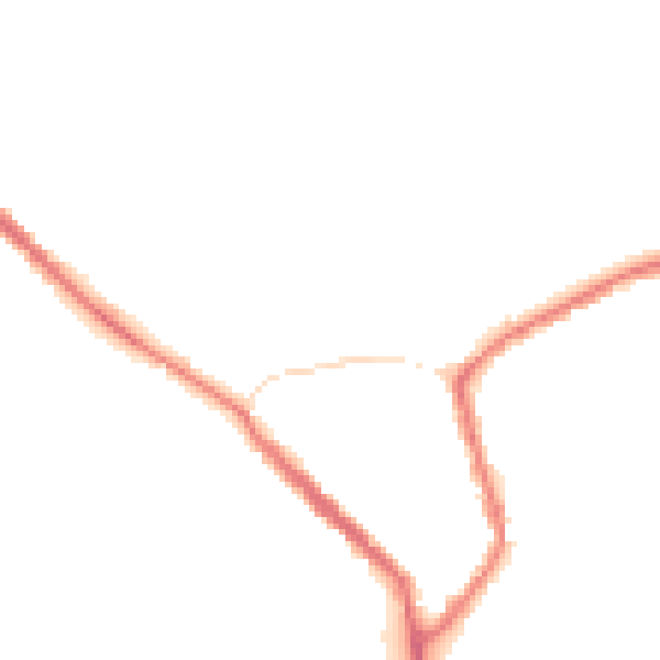 Night-time road noise heatmap for WN2 3SY