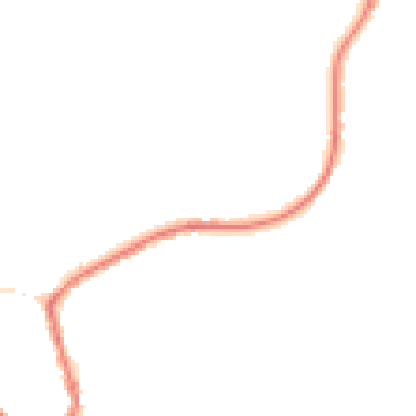 Night-time road noise heatmap for WN2 3UF
