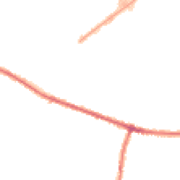 Night-time road noise heatmap for WN2 4HQ