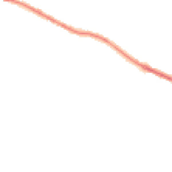 Night-time road noise heatmap for WN2 4NX