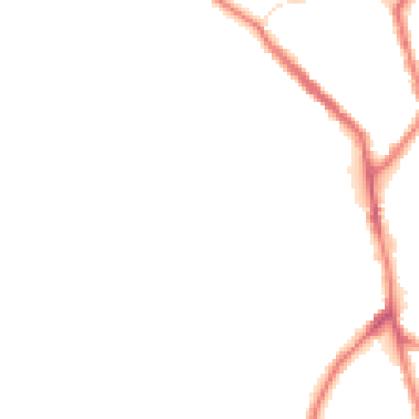 Night-time road noise heatmap for WN2 5FJ