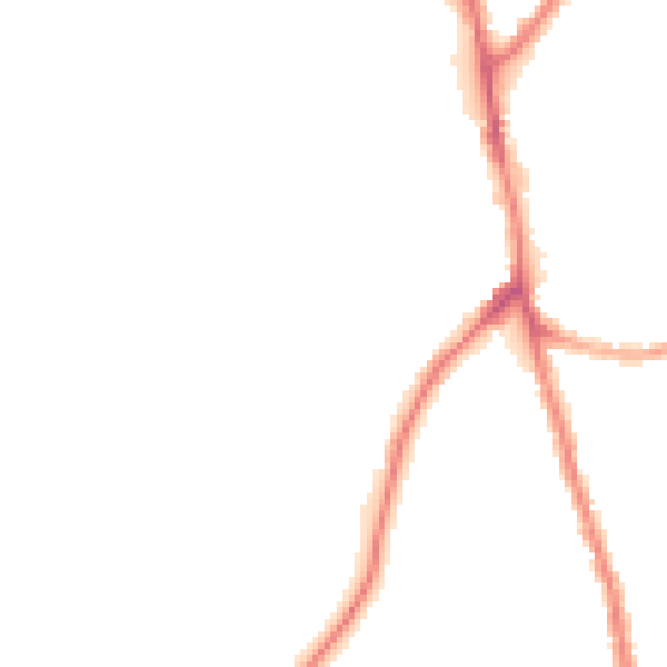 Night-time road noise heatmap for WN2 5HT