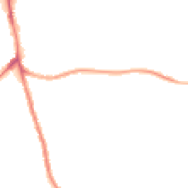 Night-time road noise heatmap for WN2 5QA