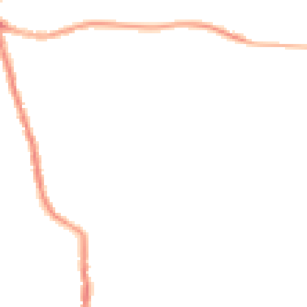 Night-time road noise heatmap for WN2 5QS