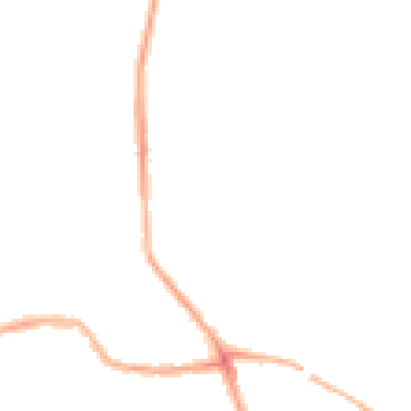 Night-time road noise heatmap for WN4 0AF