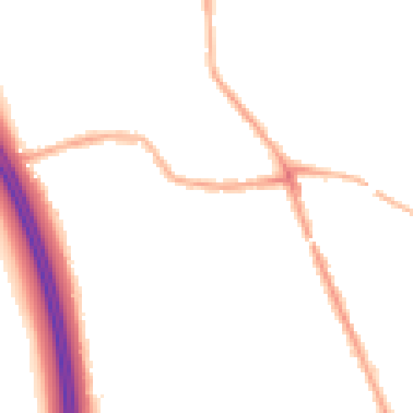 Night-time road noise heatmap for WN4 0BQ