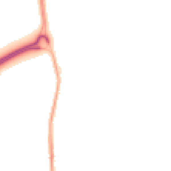 Night-time road noise heatmap for WN4 0BW