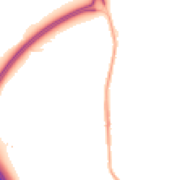 Night-time road noise heatmap for WN4 0DA