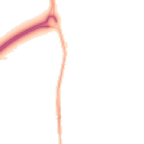 Night-time road noise heatmap for WN4 0DT
