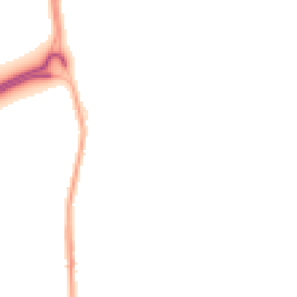 Night-time road noise heatmap for WN4 0DU