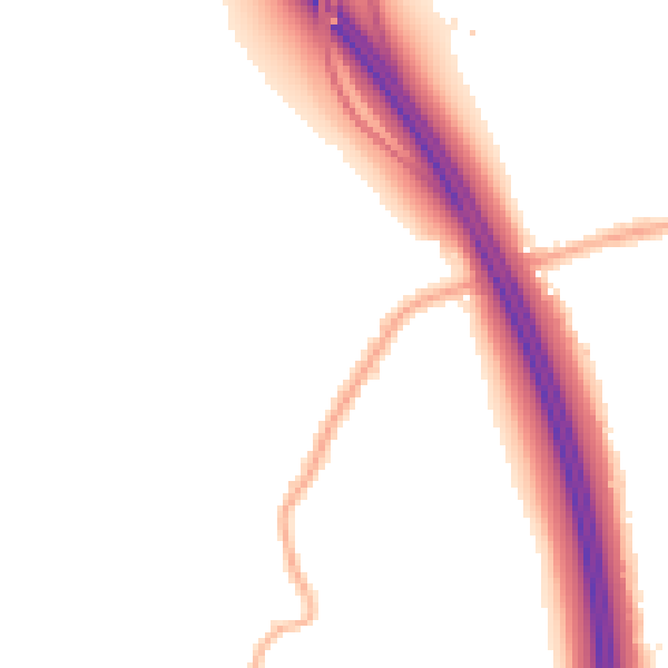 Night-time road noise heatmap for WN4 0NJ