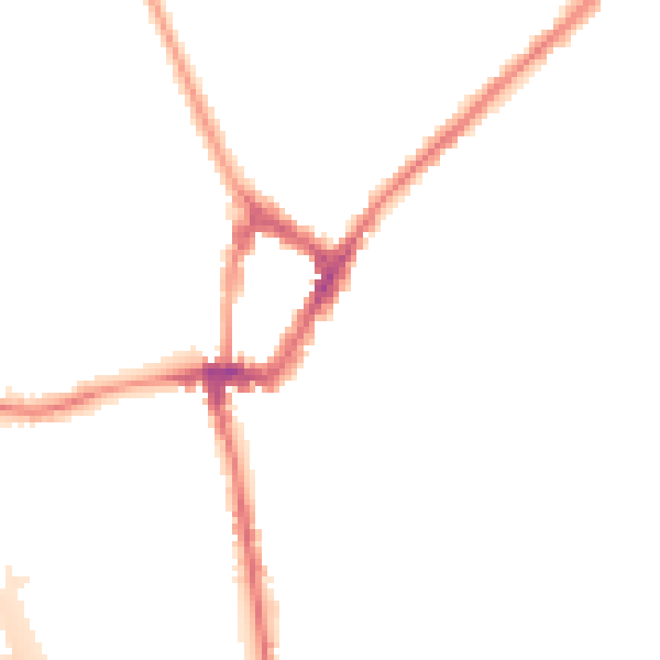 Night-time road noise heatmap for WN4 9BL