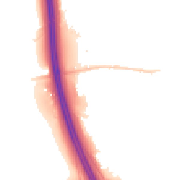 Night-time road noise heatmap for WN4 9RD