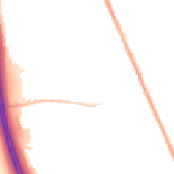 Night-time road noise heatmap for WN4 9TX