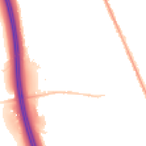 Night-time road noise heatmap for WN4 9UT