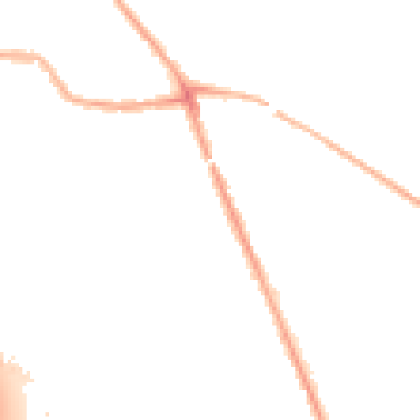 Night-time road noise heatmap for WN4 9XG