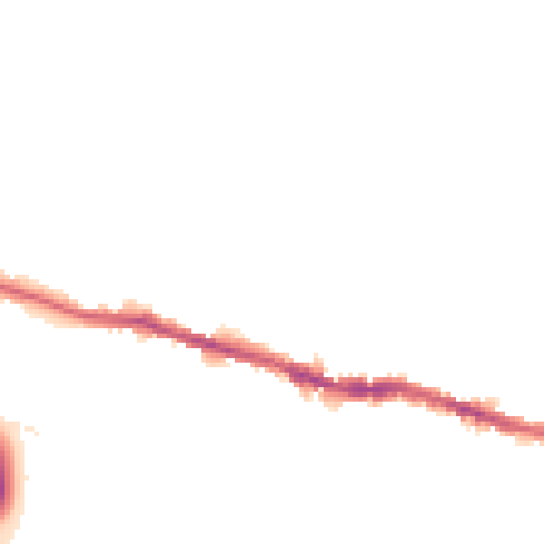 Night-time road noise heatmap for WN5 0AH