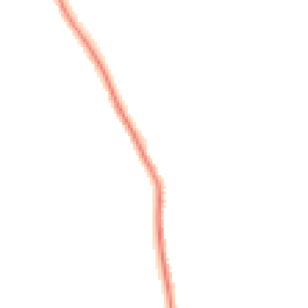 Night-time road noise heatmap for WN5 7JL
