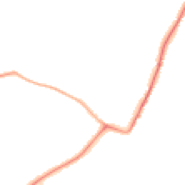 Night-time road noise heatmap for WN5 7PQ