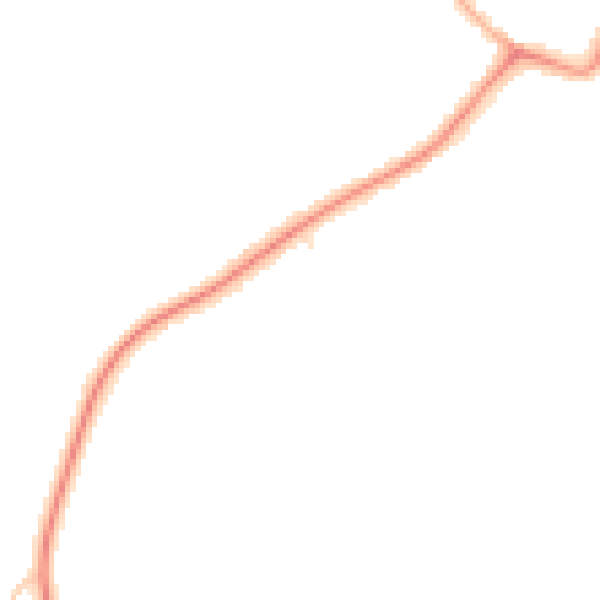 Night-time road noise heatmap for WN5 7QW