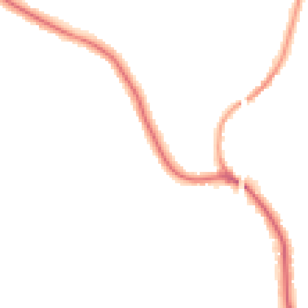 Night-time road noise heatmap for WN6 0AD