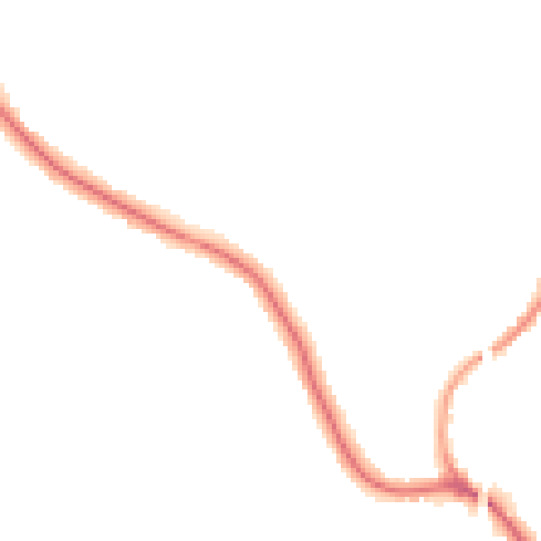 Night-time road noise heatmap for WN6 0AG