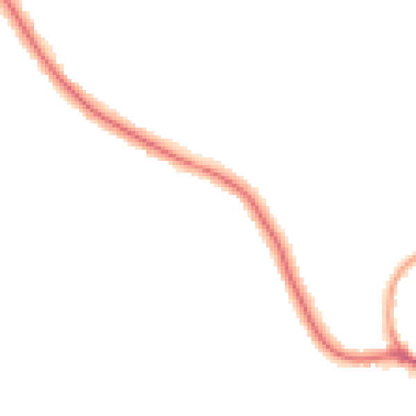 Night-time road noise heatmap for WN6 0AT