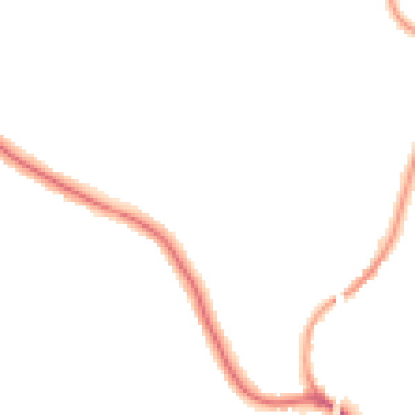 Night-time road noise heatmap for WN6 0BS