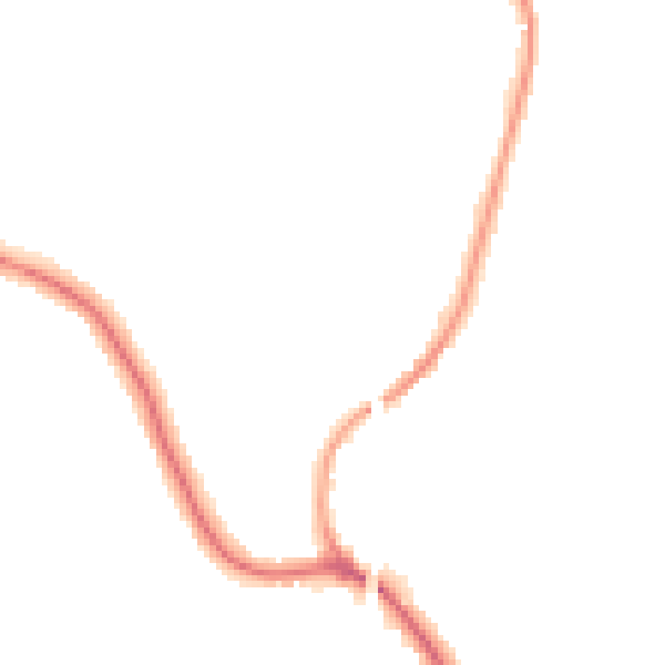 Night-time road noise heatmap for WN6 0BW