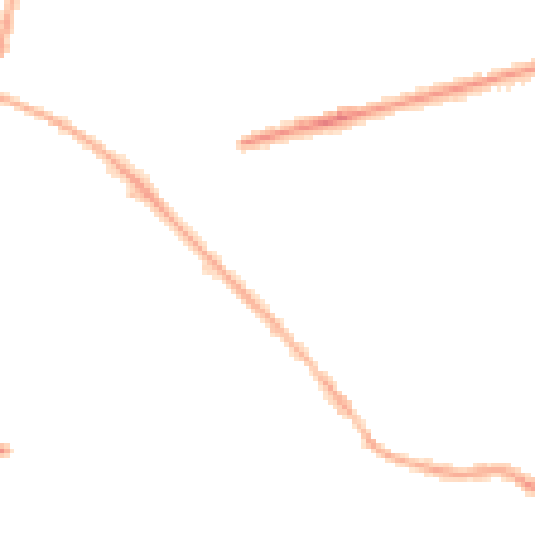 Night-time road noise heatmap for WN6 7SE