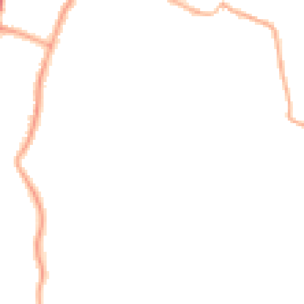 Night-time road noise heatmap for WN6 8GE