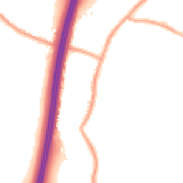 Night-time road noise heatmap for WN6 8HW