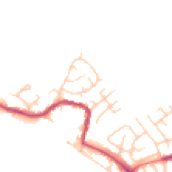 Daytime road noise heatmap for WN6 8LP