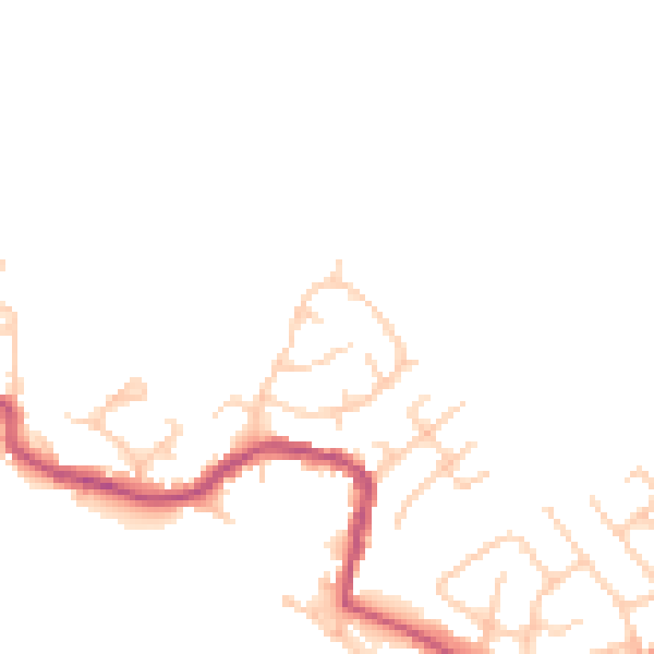 Daytime road noise heatmap for WN6 8NA
