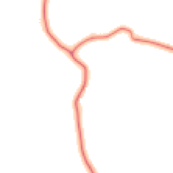 Daytime road noise heatmap for WN6 9PN
