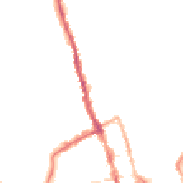 Night-time road noise heatmap for WR1 1HR