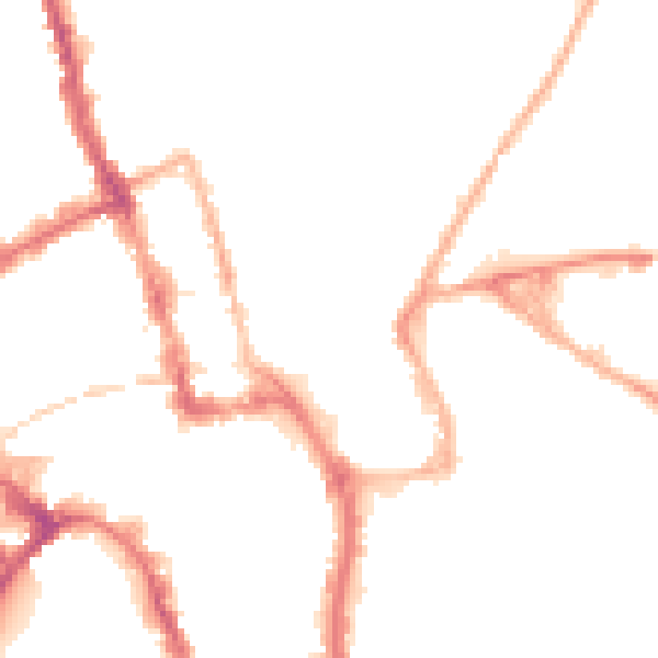 Night-time road noise heatmap for WR1 1NE