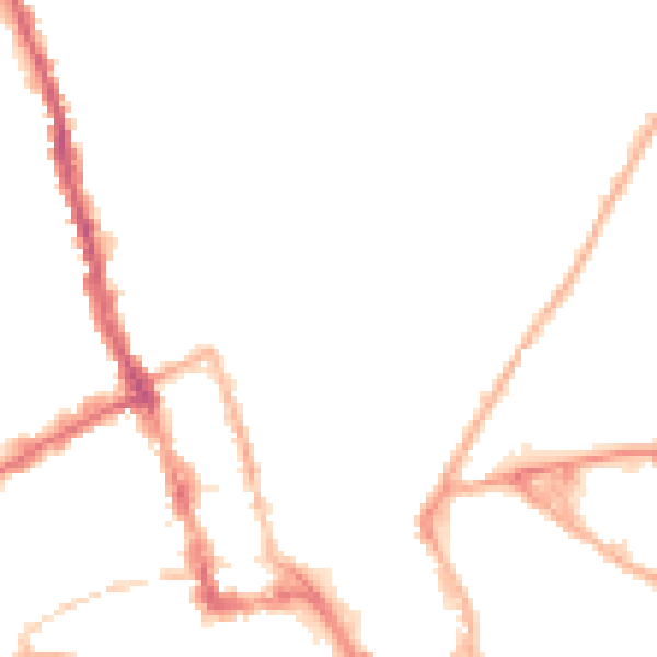 Night-time road noise heatmap for WR1 1NF