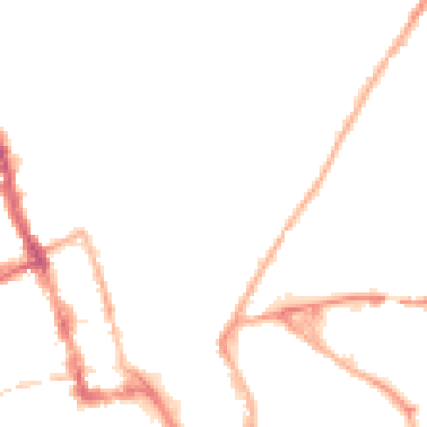 Night-time road noise heatmap for WR1 1NN