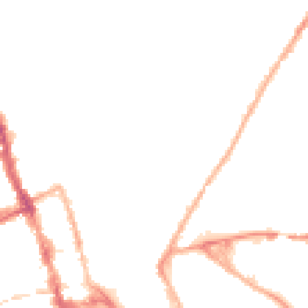 Night-time road noise heatmap for WR1 1NP