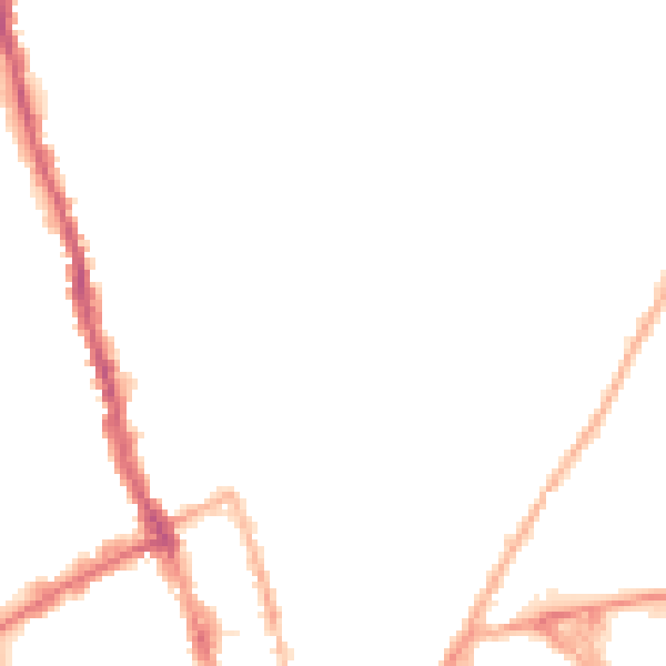 Night-time road noise heatmap for WR1 1PB