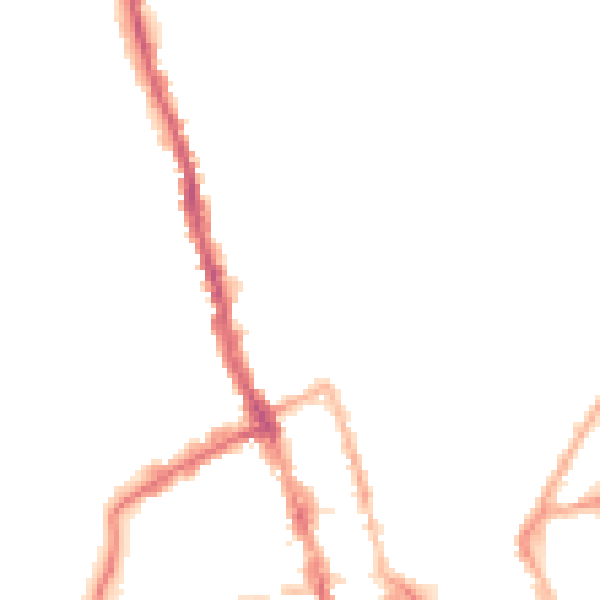 Night-time road noise heatmap for WR1 1PP