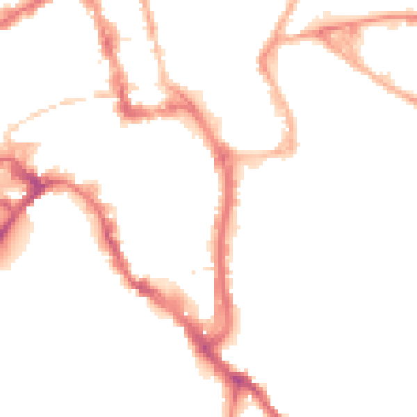 Night-time road noise heatmap for WR1 2AG