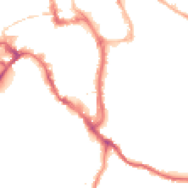 Night-time road noise heatmap for WR1 2AS