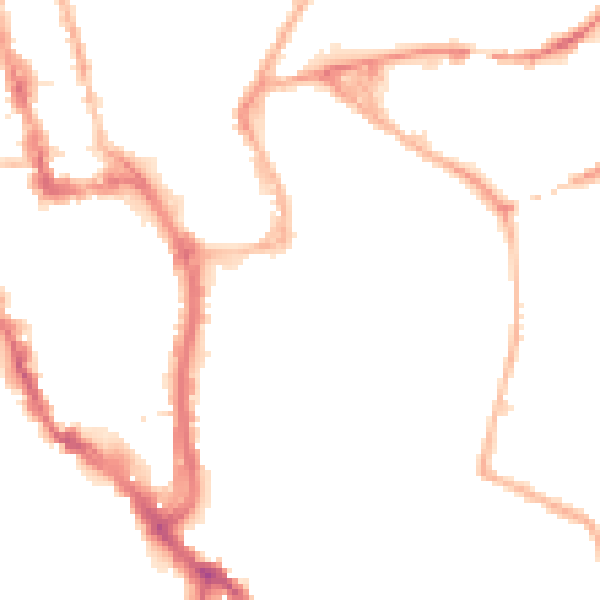 Night-time road noise heatmap for WR1 2BN
